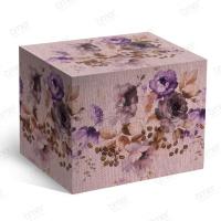 Коробка под кофейную кружку цветочный ситец