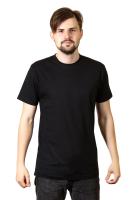 Футболка Повышенное качество мужские черная 46 (S)