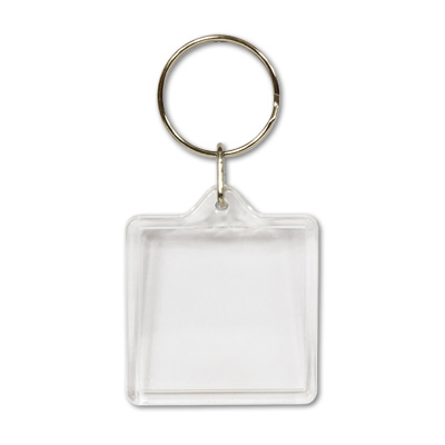 Заготовка акриловый брелок 39х39мм - квадрат