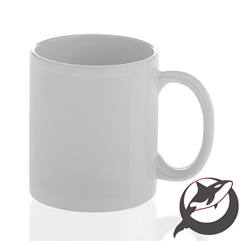 Кружка керамика белая 330мл ORCA BLACK Премиум+ Кружка керамика белая 330мл ORCA BLACK Премиум+