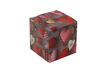 Коробка под кружку Сердечки