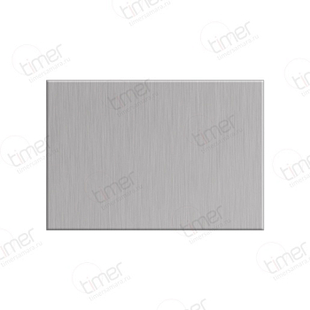 Заготовка значка серебро прямоугольник металл для сублимации 30х45мм