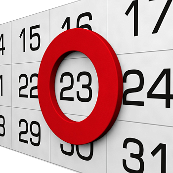 Календарные курсоры ПВХ магнитные усиленные 4 магнита (1 шт/уп) красные Календарные курсоры ПВХ магнитные усиленные 4 магнита (1 шт/уп) красные