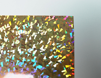 Пленка термотрансферная, HOLOGRAPHIC, серебряная, 49см x 25м