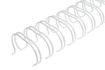 Пружины металлические А4 (3:1) 14,3 мм (9/16") белые 50 шт. Пружины металлические А4 (3:1) 14,3 мм (9/16") белые 50 шт.