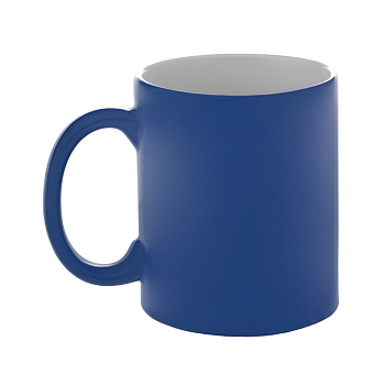 Кружка керамика хамелеон синяя матовая стандарт 330мл