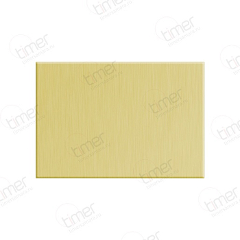 Заготовка значка золото прямоугольник металл для сублимации 30х45мм