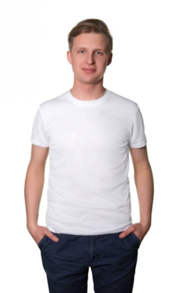 Футболка мужская Casual 165 гр м.кв., хлопок и полиэстер имитация хлопка, 42 (XS) Футболка мужская Casual 165 гр м.кв., хлопок и полиэстер имитация хлопка, 42 (XS)