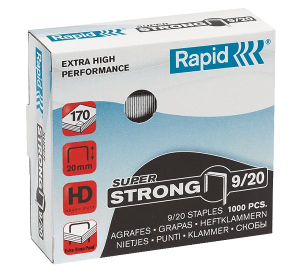 Скобы Rapid 9 20 (1000 шт) Super Strong (1) (1) Скобы Rapid 9 20 (1000 шт) Super Strong (1) (1)