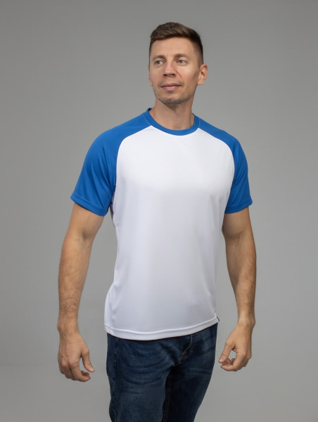 Футболка Sport Реглан с цветными рукавами