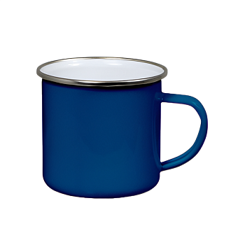 Кружка металл синяя в индивидуальной упаковке 330мл премиум Кружка металл синяя в индивидуальной упаковке 330мл премиум