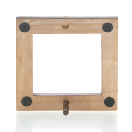 Рамка дерево вишня с подставкой под плитку 107х107мм 1