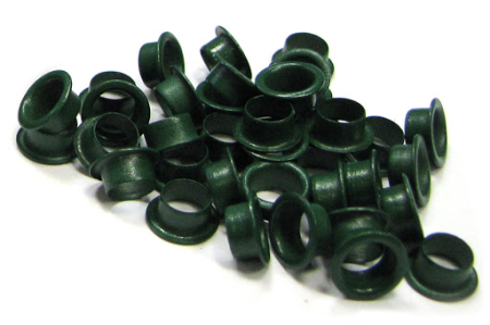 Люверсы зеленые d 5,5 мм (1000 шт.)