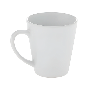 Кружка керамика белая конусная премиум 480мл. Кружка керамика белая конусная премиум 480мл.