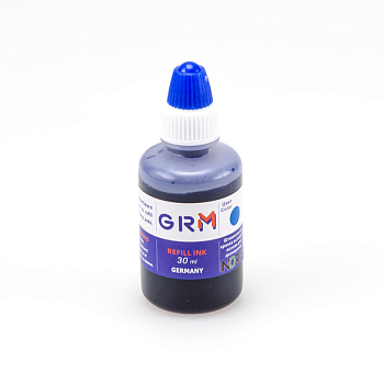 Краска штемпельная GRM синяя 30мл Краска штемпельная GRM синяя 30мл