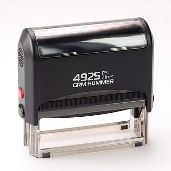 Оснастка автоматическая GRM 4925 Р3 Hummer черная 82х25 мм