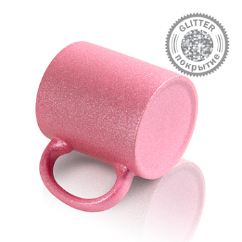 Кружка керамика пурпурная перламутровая 330мл