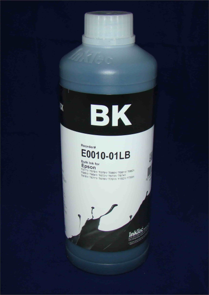 Чернила InkTec E0010-01LB для Epson Black 1л-min