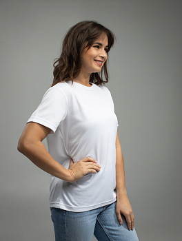 Футболка женская для сублимации имитация хлопка Evolution Футболка женская для сублимации имитация хлопка Evolution