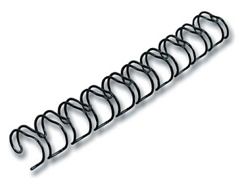 Пружины металлические А4 (3:1) 12.7 мм (1/2") черные 100 шт. Пружины металлические А4 (3:1) 12.7 мм (1/2") черные 100 шт.